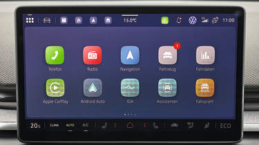 New Volkswagen ID.3 Neo - infotainment screen