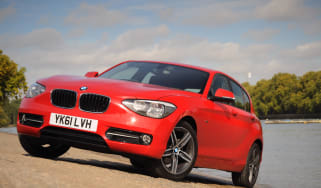 BMW 116i Sport front three-quarters