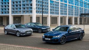 BMW 5 Series vs Audi A6 vs Volvo S90 - group