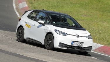 Volkswagen ID.2 test car - front cornering