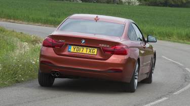 Used car hunter - BMW 4 Series rear cornering 