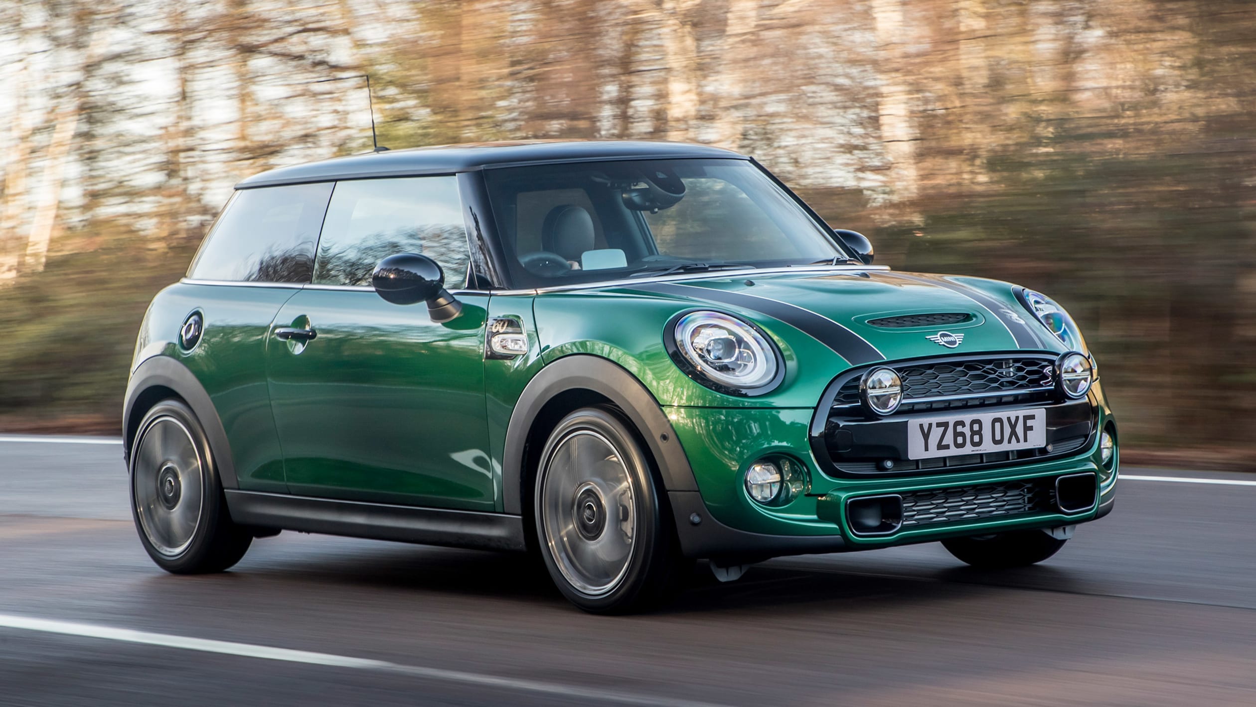 Green mini cooper sport