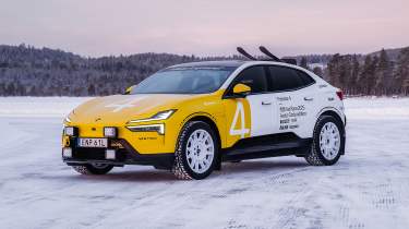 Polestar 4 Arctic Circle car - front