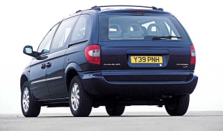 Rear view of Chrysler Voyager