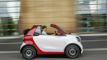 Smart ForTwo Cabrio - roof off