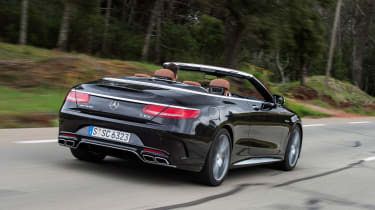 Mercedes-AMG S 63 Cabriolet 2016 - rear tracking 2