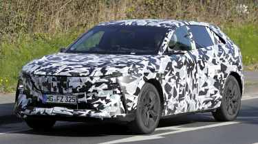 Mazda CX-6e spy shots - front 3/4