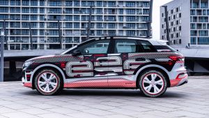 Audi Q4 e-tron prototype - side static Audi Q4 e-tron prototype - side static