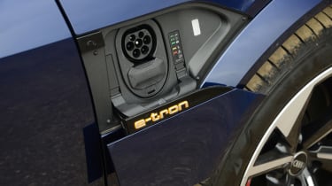 Audi e-tron S - charging port
