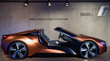 BMW i8 &#039;iVision&#039; concept CES 2016 side