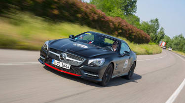 Mercedes SL Mille Miglia 417  -front tracking