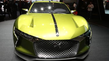 DS E-Tense concept car - Geneva 2016 - front profile