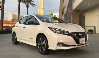 Nissan Leaf e+ front quarter
