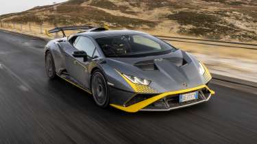 Lamborghini Huracan STO - front tracking