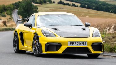 Porsche 718 Cayman GT4 RS - front cornering
