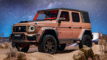 New Brabus XL 800 Cabrio - front 3/4 roof up