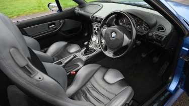 BMW Z3 interior view