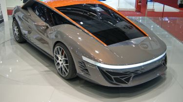 The radical Bertone Nuccio first appeared at the 2012 Geneva Motor Show.