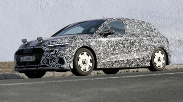 Audi A3 spied - front 3/4 tracking