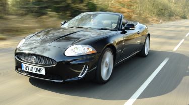 Jaguar XK Convertible front track