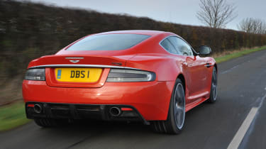 Aston Martin DBS Carbon Edition rear tracking