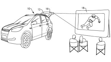 Ford tailgate projector