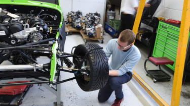 Long-term test review: Caterham 270S fitting wheel