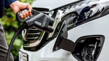 Mercedes EQV - charging port