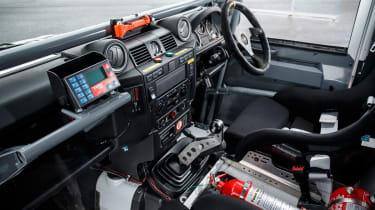 Land Rover Defender Challenge interior