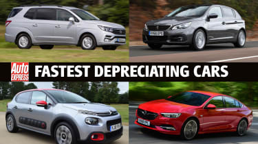 Fastest depreciating cars 2020 - header