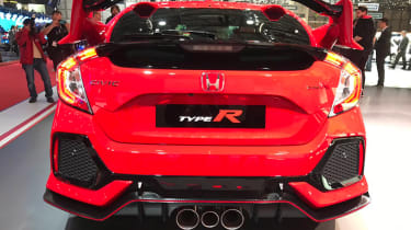 New Honda Civic Type R show - full rear