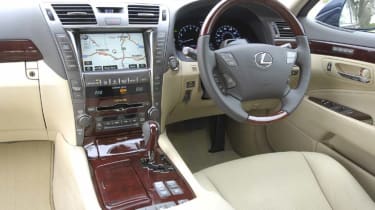 Lexus LS460 SE-L inside view