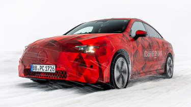 Mercedes CLA prototype - front action
