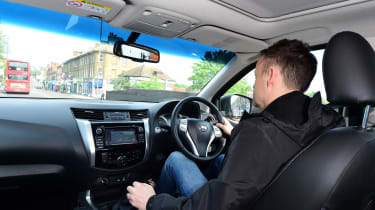 Nissan Navara long-term - Graham driving