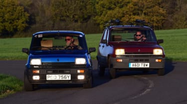 Renault 5 group test - head-to-head