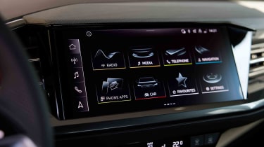 Audi Q4 e-tron - infotainment main menu
