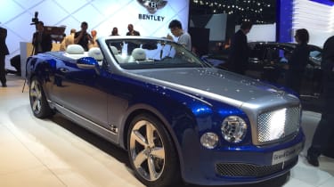 Bentley Grand Convertible front in LA