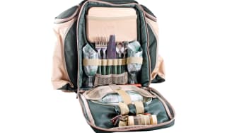 Greenfield Collection Deluxe Two Person Backpack Hamper 