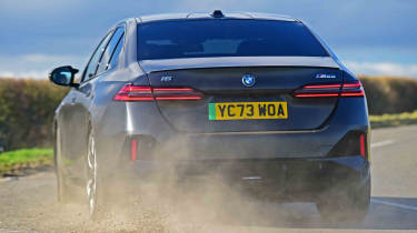 BMW i5 - rear cornering