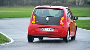 Volkswagen up! rear cornering