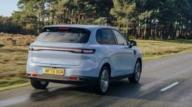 Leapmotor B10 on UK roads - rear tracking 