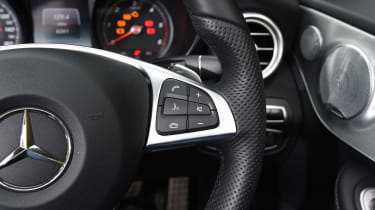Mercedes C-Class Cabriolet - steering wheel controls