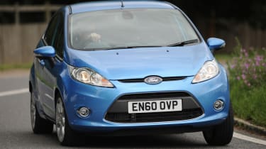 Ford Fiesta front cornering