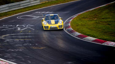 Porsche 911 GT2 RS Nurburgring record - cornering