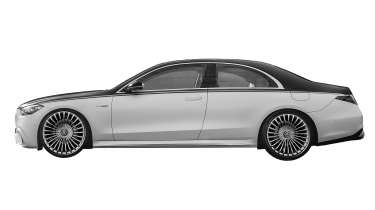 Mercedes-Maybach S-Class coupé - silver side profile