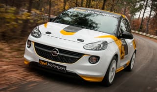 Opel Adam R2 rally car front tracking