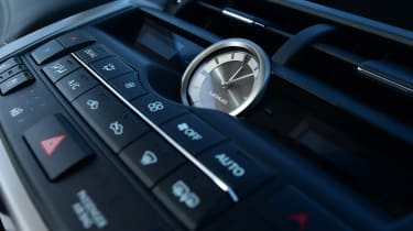 Lexus NX long-termer - clock
