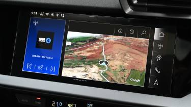 Audi RS 3 - infotainment screen