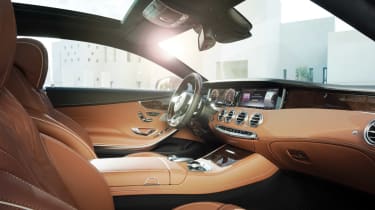 Mercedes S-Class Coupe inside