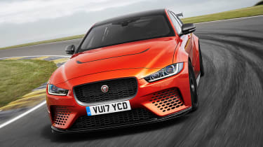 Jaguar XE SV Project 8 - front tracking
